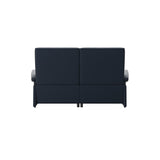 Mary Wood 2-Seat - Paloma Oxford Blue - Grey