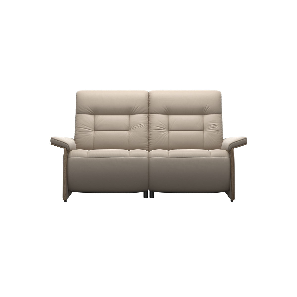 Mary Wood 2-Seat - Paloma Mushroom - Smoked Oak