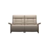 Mary Wood 2-Seat - Paloma Mushroom - Smoked Oak
