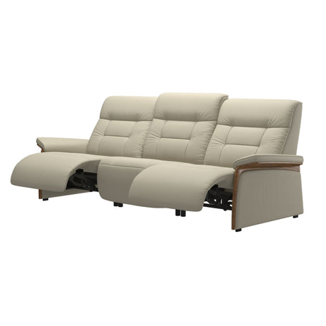 Mary Wood 3-Seat - Paloma Light Grey - Teak