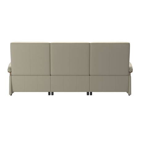 Mary Wood 3-Seat - Paloma Light Grey - Teak