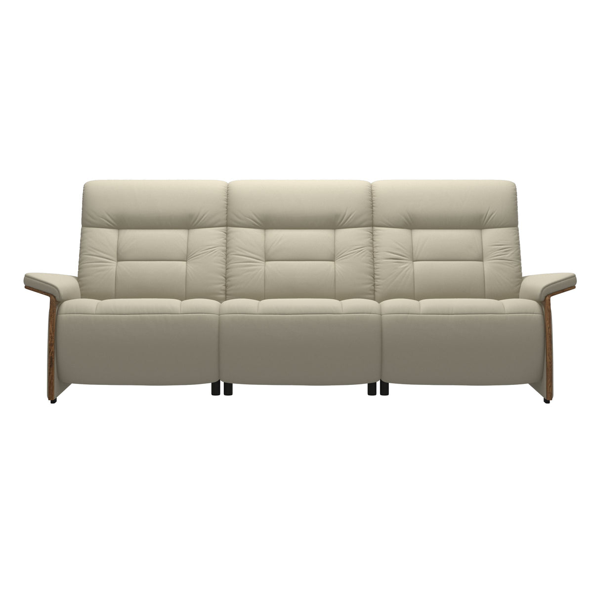 Mary Wood 3-Seat - Paloma Light Grey - Teak