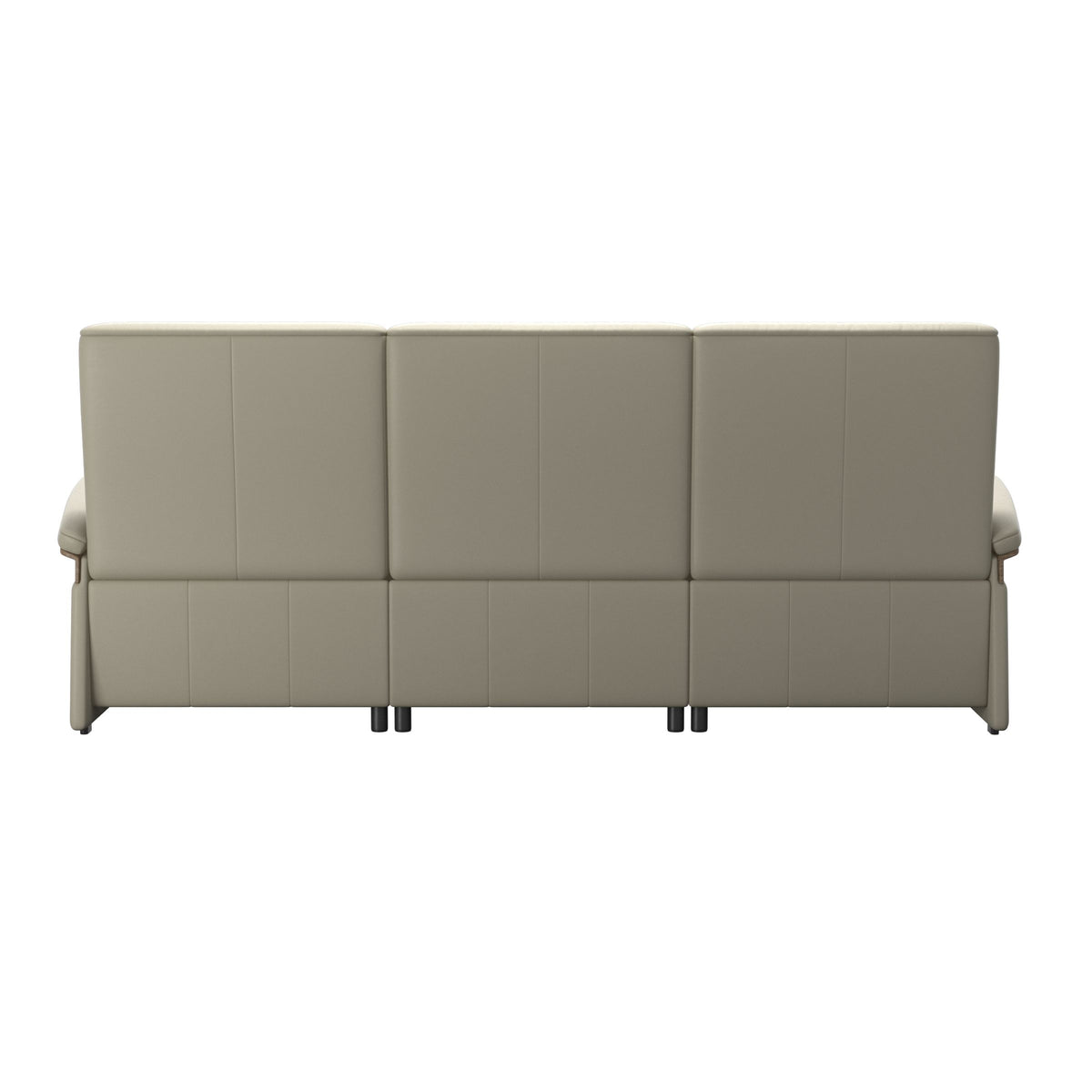 Mary Wood 3-Seat - Paloma Light Grey - Smoked Oak