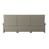 Mary Wood 3-Seat - Paloma Light Grey - Smoked Oak