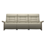 Mary Wood 3-Seat - Paloma Light Grey - Smoked Oak