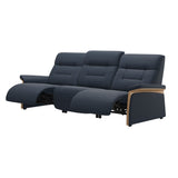 Mary Wood 3-Seat - Paloma Oxford Blue - Oak