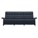 Mary Wood 3-Seat - Paloma Oxford Blue - Walnut