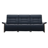 Mary Wood 3-Seat - Paloma Oxford Blue - Smoked Oak