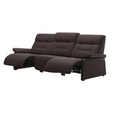 Mary Wood 3-Seat - Paloma Chocolate - Black