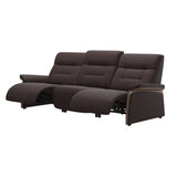 Mary Wood 3-Seat - Paloma Chocolate - Walnut