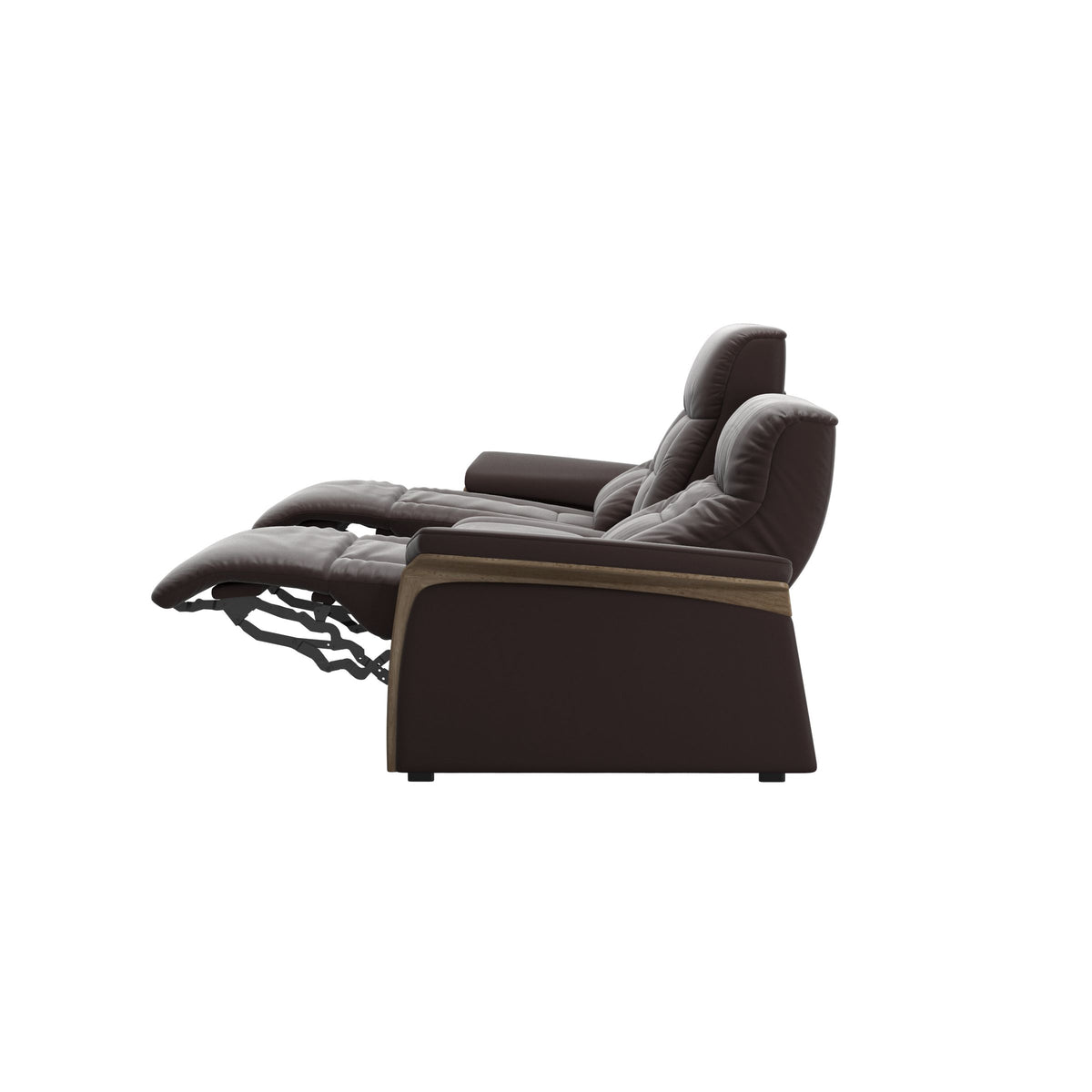 Mary Wood 3-Seat - Paloma Chocolate - Smoked Oak