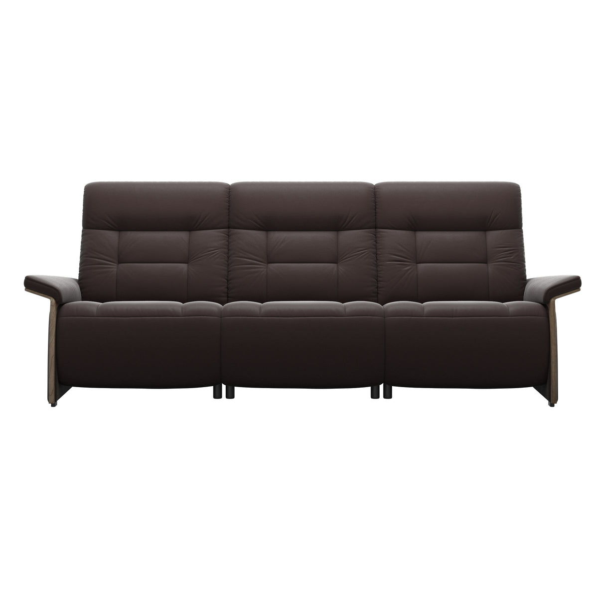 Mary Wood 3-Seat - Paloma Chocolate - Smoked Oak