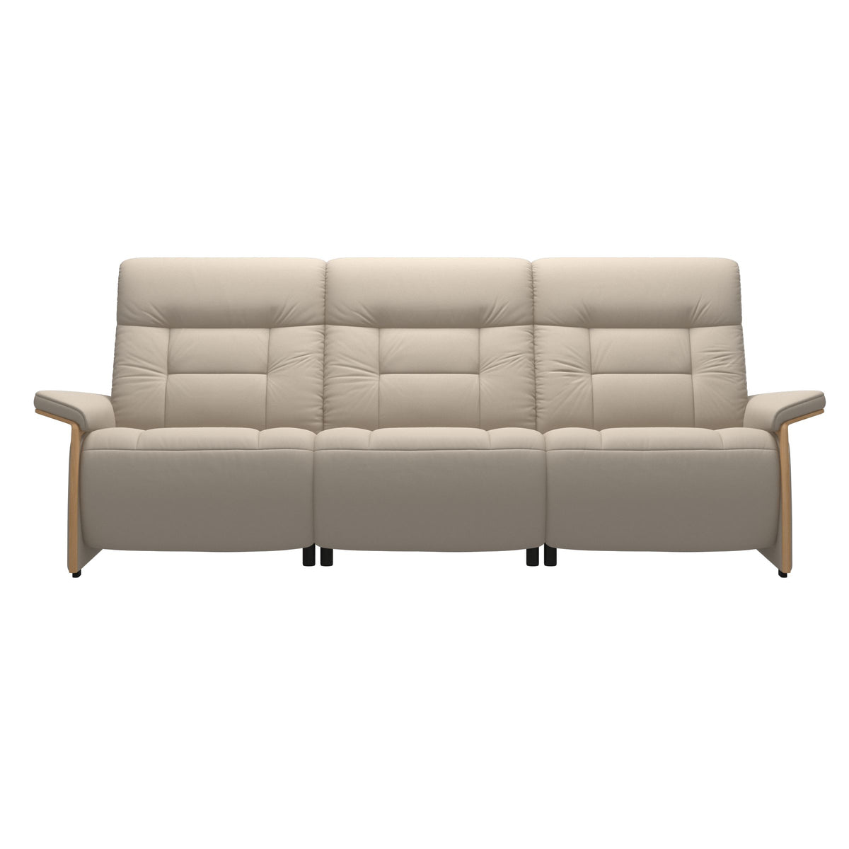Mary Wood 3-Seat - Paloma Fog - Oak