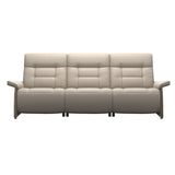 Mary Wood 3-Seat - Paloma Fog - Smoked Oak