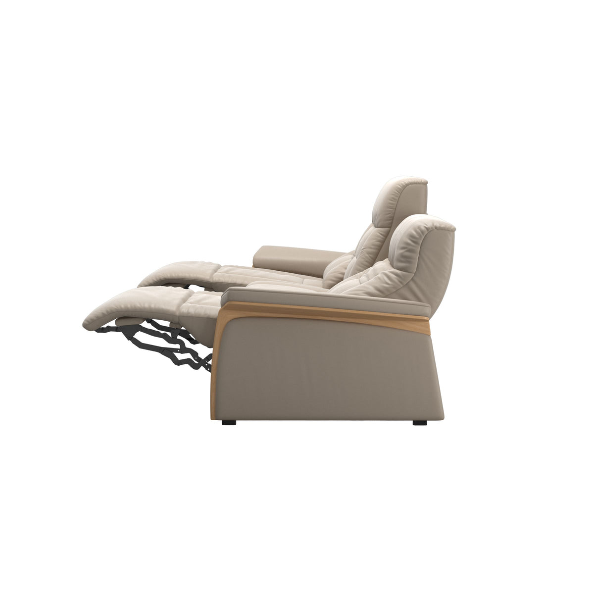 Mary Wood 3-Seat - Paloma Mushroom - Oak