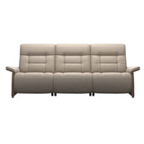 Mary Wood 3-Seat - Paloma Mushroom - Walnut