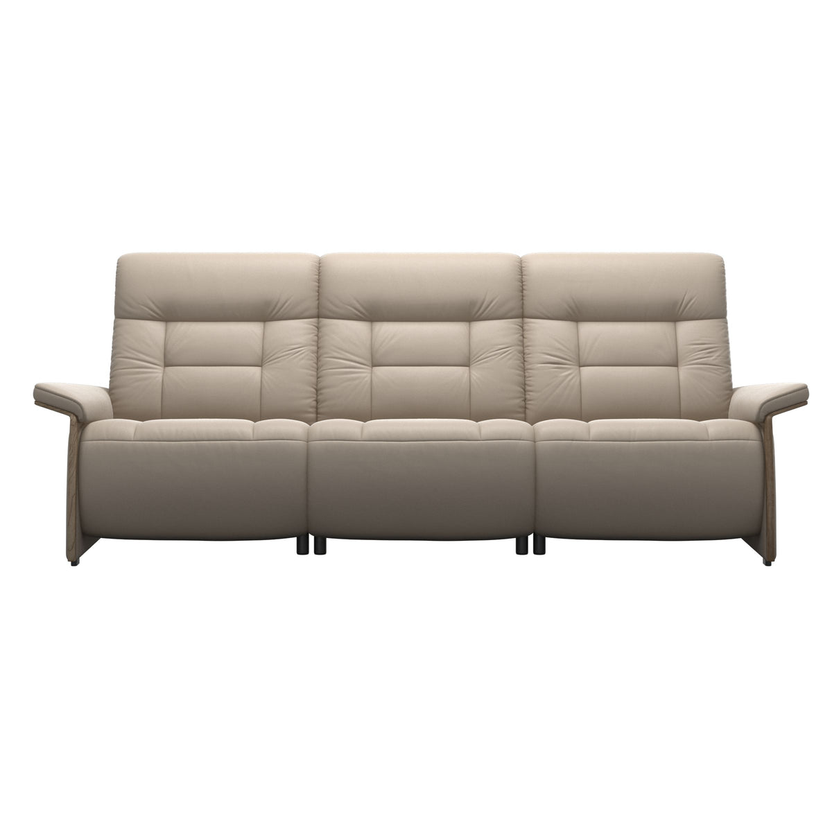 Mary Wood 3-Seat - Paloma Mushroom - Smoked Oak