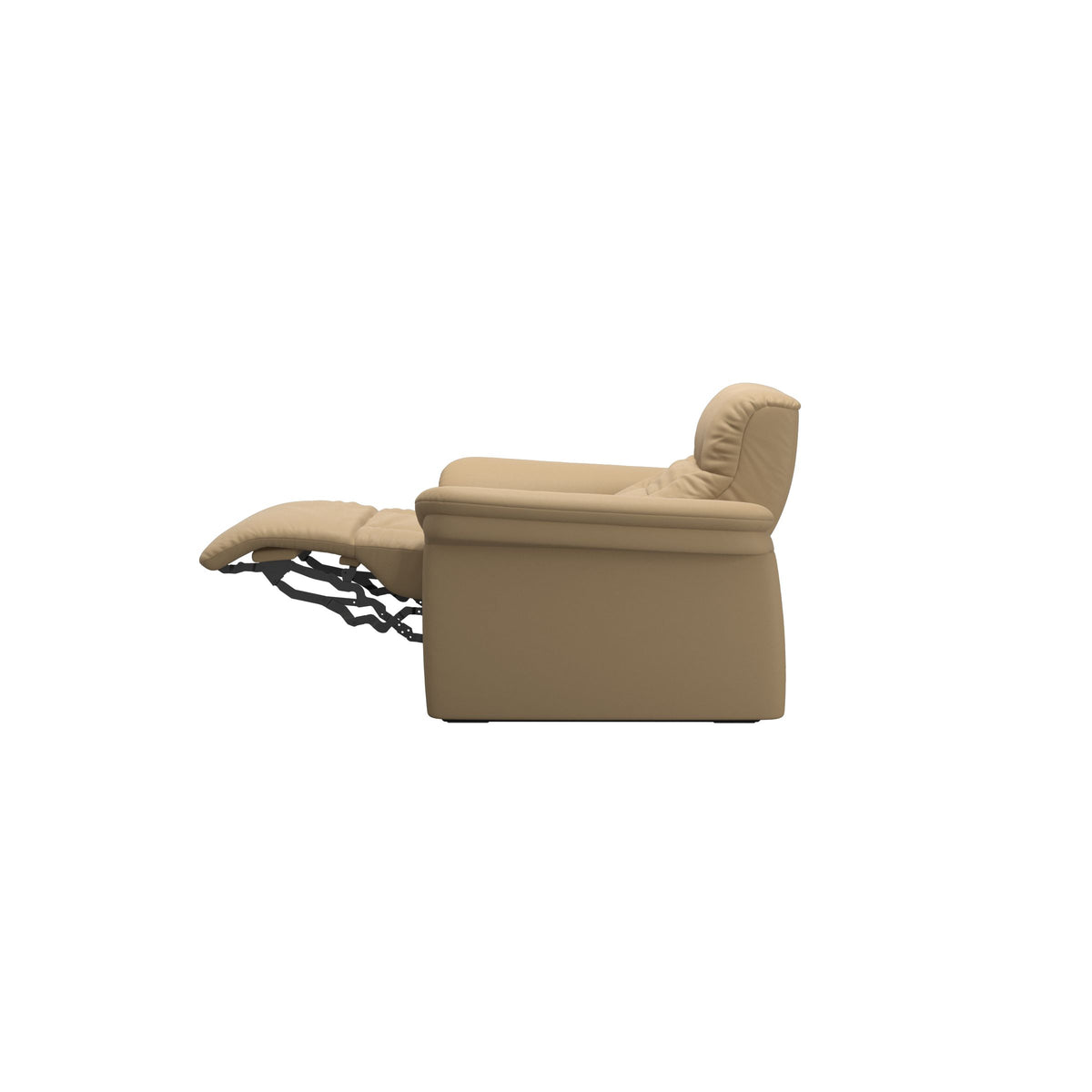 Stressless Mary Chair with Power in Paloma Sand, back view