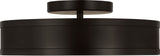 Dupont 12 Round Semi Flush