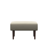 Stella Wood - Ottoman - Paloma Light Grey - Brown - Medium