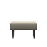 Stella Wood - Ottoman - Paloma Light Grey - Wenge - Medium