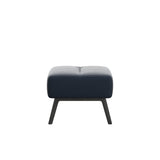 Stella Wood - Ottoman - Paloma Oxford Blue - Grey - Medium