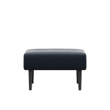 Stella Wood - Ottoman - Paloma Oxford Blue - Grey - Medium
