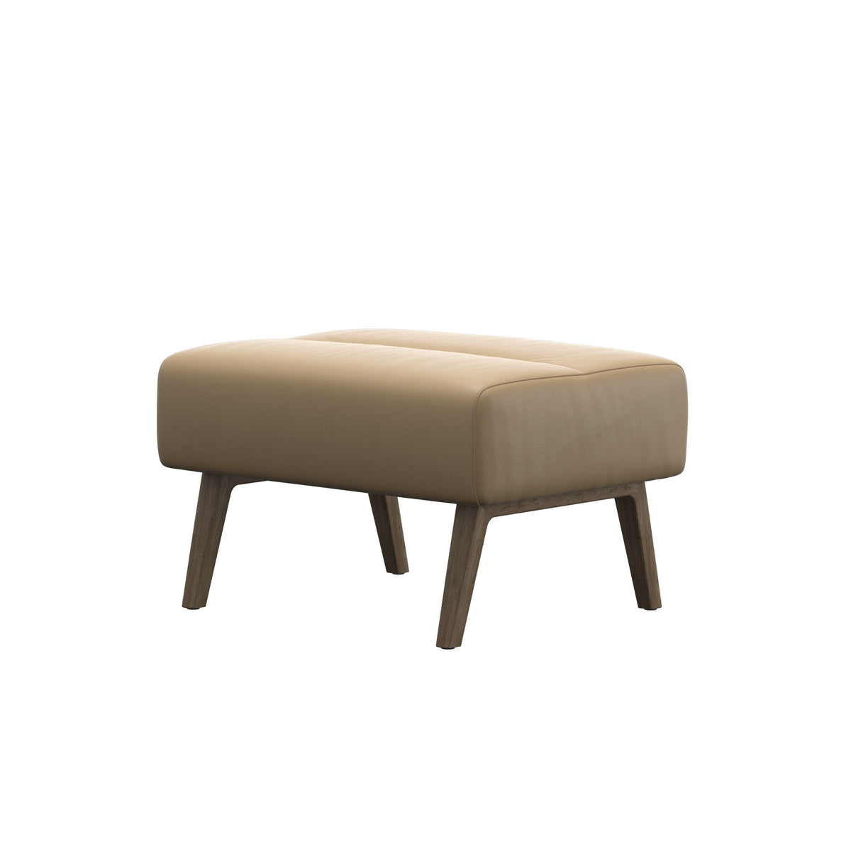 Stella Wood - Ottoman - Paloma Sand - Smoked Oak - Medium