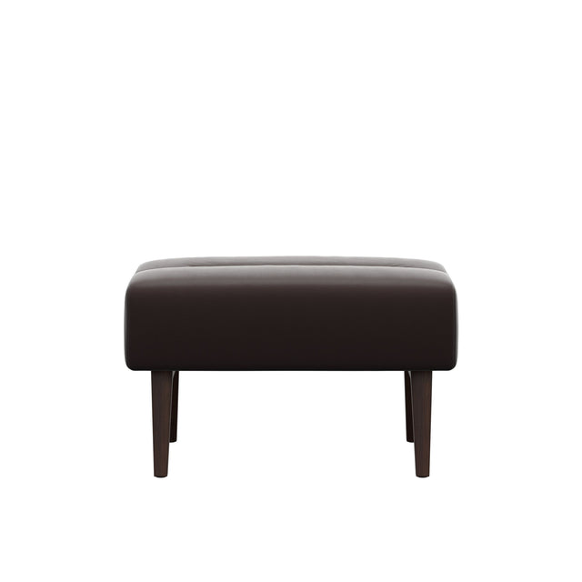 Stella Wood - Ottoman - Paloma Chocolate - Brown - Medium