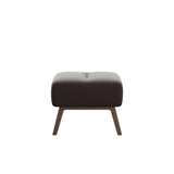 Stella Wood - Ottoman - Paloma Chocolate - Walnut - Medium