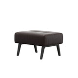 Stella Wood - Ottoman - Paloma Chocolate - Grey - Medium