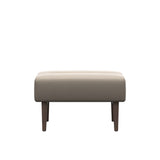 Stella Wood - Ottoman - Paloma Mushroom - Walnut - Medium