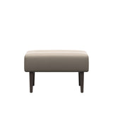 Stella Wood - Ottoman - Paloma Mushroom - Wenge - Medium