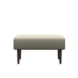 Stella Wood - Ottoman - Paloma Light Grey - Brown - Large