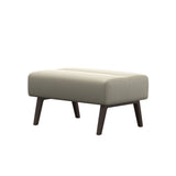 Stella Wood - Ottoman - Paloma Light Grey - Wenge - Large