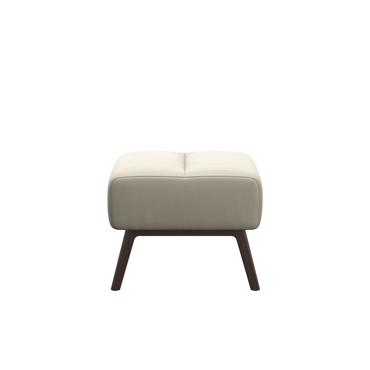 Stella Wood - Ottoman - Paloma Light Grey - Wenge - Large
