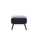 Stella Wood - Ottoman - Paloma Oxford Blue - Grey - Large