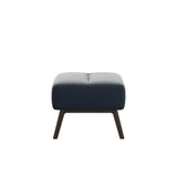 Stella Wood - Ottoman - Paloma Oxford Blue - Wenge - Large