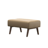 Stella Wood - Ottoman - Paloma Sand - Walnut - Large