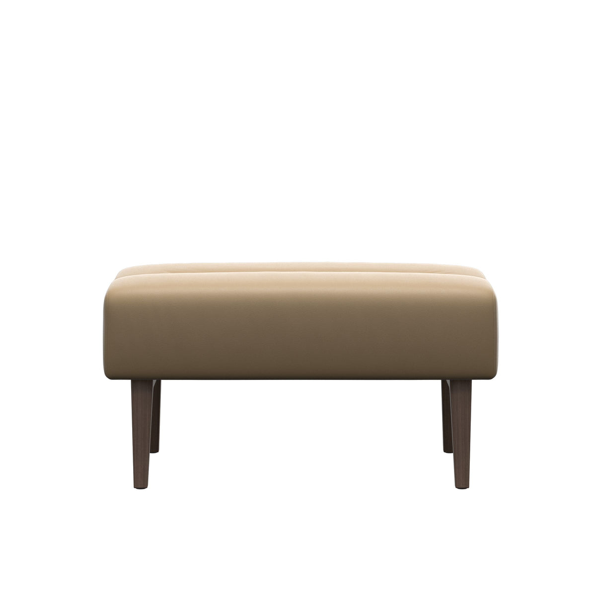 Stella Wood - Ottoman - Paloma Sand - Walnut - Large