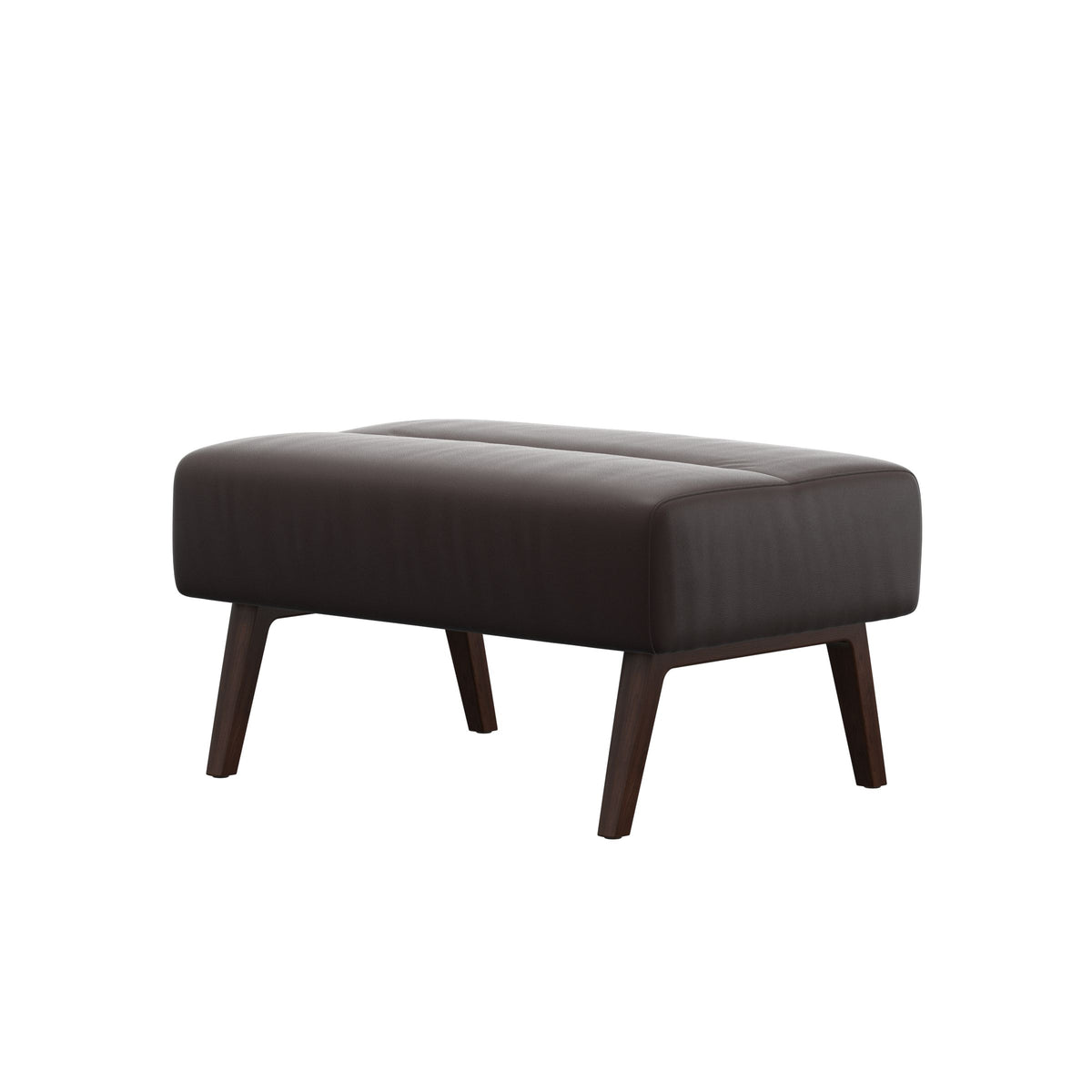 Stella Wood - Ottoman - Paloma Chocolate - Brown - Large