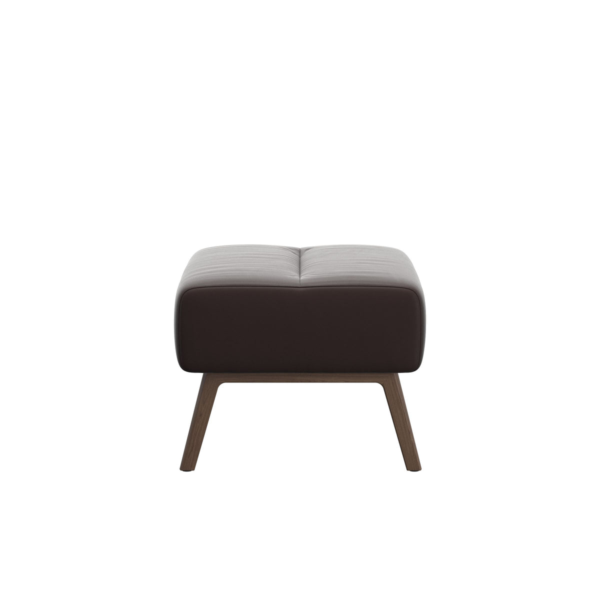 Stella Wood - Ottoman - Paloma Chocolate - Walnut - Large
