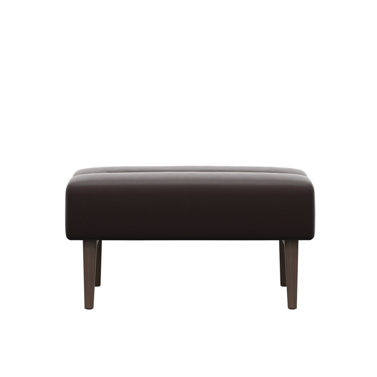 Stella Wood - Ottoman - Paloma Chocolate - Walnut - Large