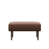 Stella Wood - Ottoman - Paloma New cognac - Smoked Oak - Large