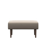 Stella Wood - Ottoman - Paloma Mushroom - Walnut - Large
