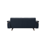 Stella Wood - 2-Seater Sofa - Paloma Oxford Blue - Walnut