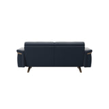 Stella Wood - 2-Seater Sofa - Paloma Oxford Blue - Smoked Oak