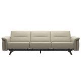 Stella Wood - 3-Seater Sofa - Paloma Light Grey - Walnut