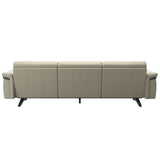 Stella Wood - 3-Seater Sofa - Paloma Light Grey - Grey