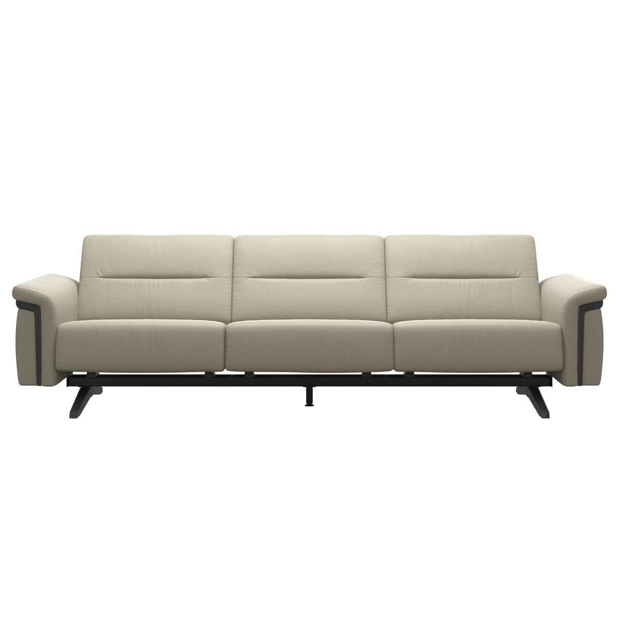 Stella Wood - 3-Seater Sofa - Paloma Light Grey - Grey